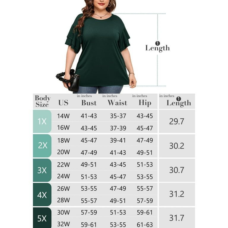SHOWMALL Plus Size Clothes for Women Short Sleeve Blue 4X Tunic Shirt  Summer Tops Blouse Loose Fitting Clothing