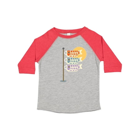 

Inktastic Japanese Carp Fish Flags Gift Toddler Boy or Toddler Girl T-Shirt