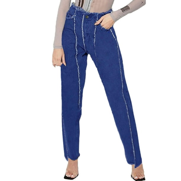 dark blue with black pants