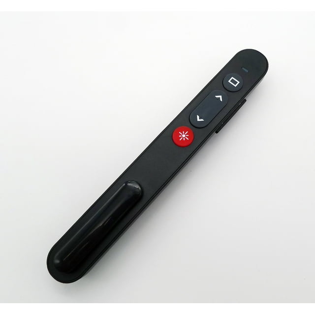 Puntero láser para presentaciones, clicker inalámbrico para presentaciones con hipervínculo y control de volumen, para Mac, computadora, Lapto