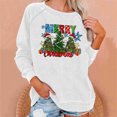 thumbnail image 1 of Birdeem Mode Femmes T-Shirt à Manches Longues Col Rond Imprimé Chandail en Molleton Blouse Tops, 1 of 1