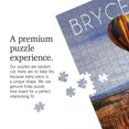thumbnail image 3 of Lantern Press 1000 Piece Jigsaw Puzzle, Bryce Canyon National Park, Utah, Hot Air Balloons, 3 of 5