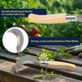 thumbnail image 2 of Kings County Tools 8” Pruning Knife Hand Sickle Garden Tool with Curved Stainless Steel Blade, 2 of 7