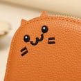 thumbnail image 5 of Vjnyvs Cute Wallets For Women Mini Cat Wallet Multi-Layer Leather Zipper Purse Cartoon Cat Coin Pouch Small Card Wallet PU Leather Coin Bag Card Holder, 5 of 7
