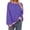 Purple, variant on Brondbend Womens Pullover Sweatshirt Tops for Women Multicolour Stripe Crewneck Trendy Long Sleeve Shirts Plus Size Casual Fall Party Work Lightweight Blouses