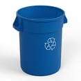 thumbnail image 7 of WYDK Round Commercial Trash Can. Waste Container for Home, Sidewalks, Roadside, Outdoor Multi-Purpose Can (32 Gallon, Trash Can, Blue), 7 of 7
