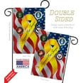 thumbnail image 2 of Breeze Decor 58060 Military Support Our Troops Freedom 2-Sided Impression Garden Flag - 13 x 18.5 in., 2 of 3