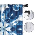 thumbnail image 4 of Blackout Kids Curtains,Indigo Tie Dye Floral Mandala Childrens Insulated Curtains Set Of 2,Bedroom Essentials,Toddler Room Decor 52"x63", 4 of 5