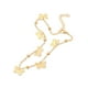 thumbnail image 5 of Qarigey Exquisitas pulseras de tobillo ajustables Delicadas mariposas huecas Tobilleras resistentes para mujer Cadenas de pie para mujer Oro Oro 10Conjunto, 5 of 6