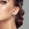 thumbnail image 2 of Pendientes Hapour de plata de ley 925 con filigrana vintage para mujer, 2 of 5