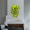 thumbnail image 5 of Artificial Silk Flower Vine Wall Hanging Basket for Home Wedding Garden Decor - 1 Piece, 5 of 7