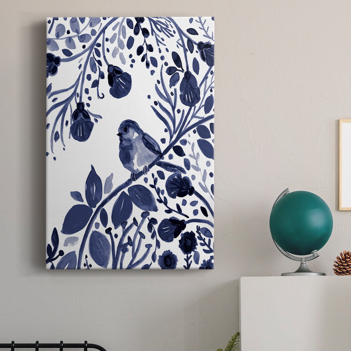 Indigo Song II Premium Gallery Wrapped Canvas - Ready to Hang