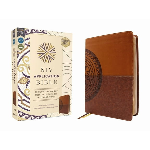 NIV Application Commentary Resources NIV Application Bible, Leathersoft, Brown, Red Letter, Comfort Print: Bringing the Ancient Message of the Bible Into You, (Hardcover)