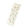 thumbnail image 2 of EQWLJWE Women's Socks Cotton Breathable Glass Silk Socks Transparent Ruffle Print Socks Women's Socks Holiday Clearance, 2 of 3
