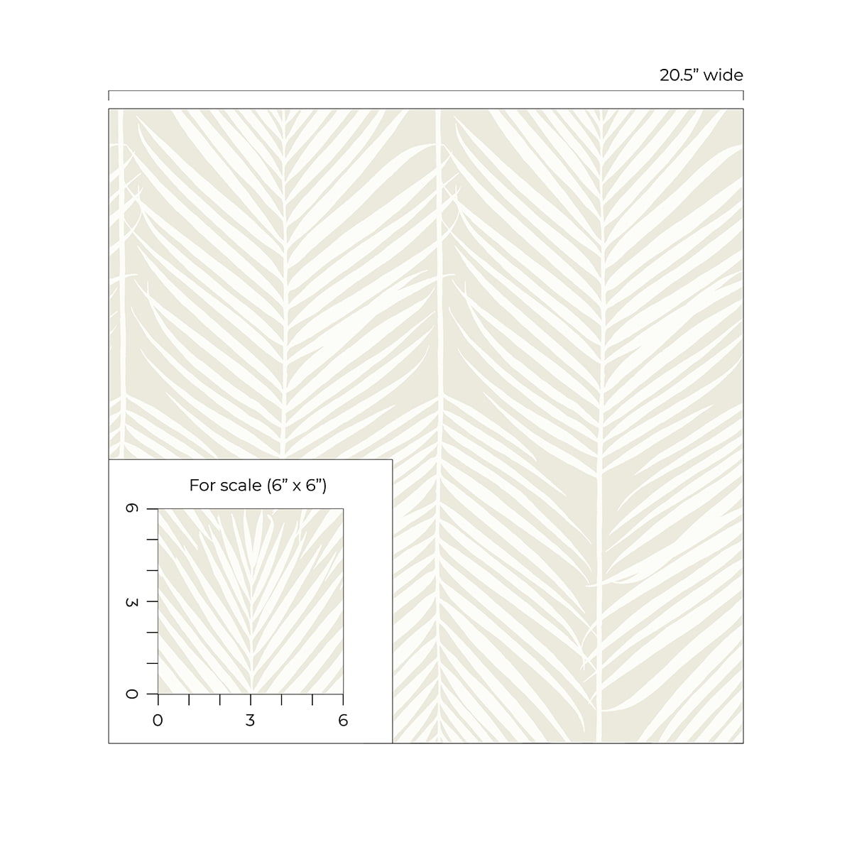 NextWall Sea Salt Palm Silhouette Peel and Stick Wallpaper