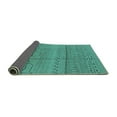 thumbnail image 2 of Ahgly Company Indoor Rectangle Solid Turquoise Blue Modern Area Rugs, 5' x 8', 2 of 4