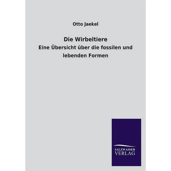 Die Wirbeltiere (Paperback)