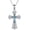 07-Abalone Shell, variant on Cross Necklace for Women 925 Sterling Silver Abalone Crucifix Pendant Necklace Religious Christian Jewelry Faith Gifts for Wife