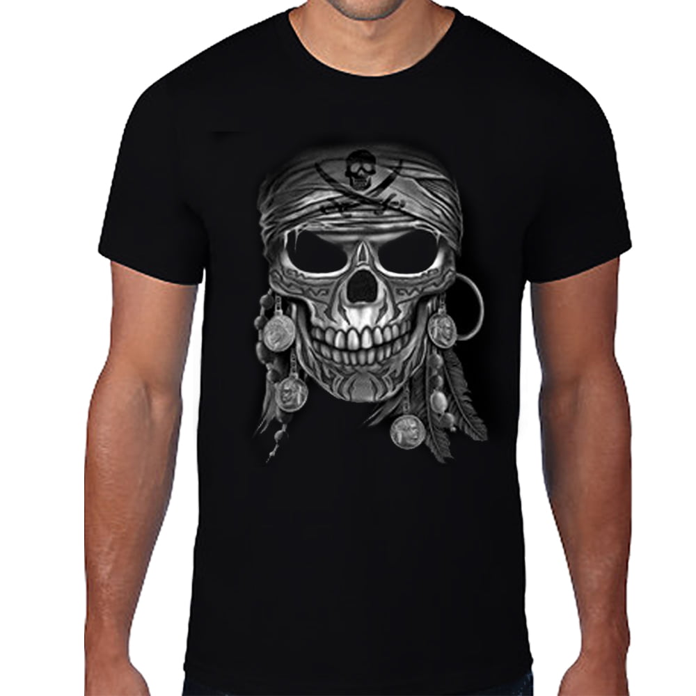 Skull Shirt Pirate Shirt Pirate Gift Pirate Drummer Pirate T-shirt