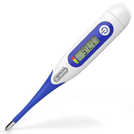 Dr.Meter FDA Approved Body Temperature Thermometer, Fast Reading