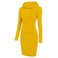 thumbnail image 4 of Patlollav Pntutb Womens Hooded Dress,Ladies Casual Long Sleeve Dress, 4 of 7