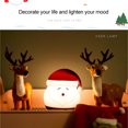 thumbnail image 4 of Lámpara Led De Silicona Suave Para Navidad, Papá Noel, Vaso De Luz Nocturna, Lámpara De Noche Alimentada Por Batería, Adornos, Decoración De Escritorio, Regalo Minnieouse HA038010-00, 4 of 6