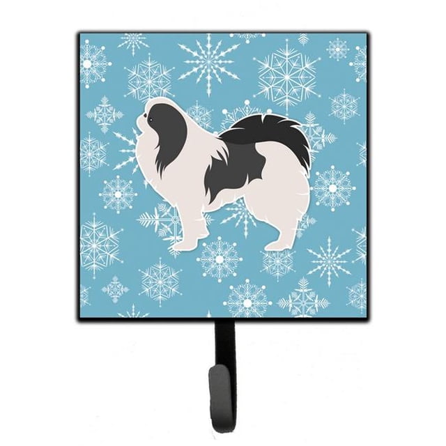 Carolines Treasures BB3537SH4 Winter Snowflake Japanese Chin Leash or Key Holder