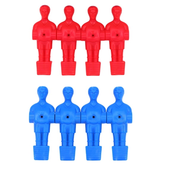 Pack of 8 Foosball Table Men Foosball Man Statues for Home and Club Use, Table Soccer Player Figures Replacement Set