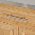 thumbnail image 6 of Christopher Knight Home Rolling Kitchen Cart with Stainless Steel Top, Drawer and Cabinet, Natural, 6 of 12