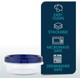 thumbnail image 6 of PLASTICPRO Clear Deli Containers with Lid Reusable Small Plastic Container Set, 4-Pack 8 Oz, 6 of 7