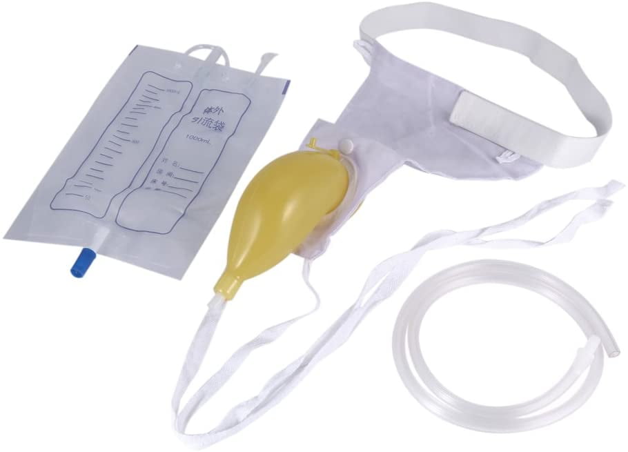 Portable Urinal, External Catheter for Men Male Catheter Men Urine Bag