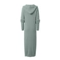 thumbnail image 5 of Cardigan Sweaters for Women Long Sleeve Button Hooded Knitted Sweater Coat with Pockets Womens Cardigan Sweaters, 5 of 8