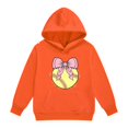 thumbnail image 2 of EnJoCho Girls Oversized Hoodie Softball Bow Graphic Pullover Hooded Sweatshirt Long Sleeve Front Pocket Casual Fall Winter School Sporty for Kids Teens, 2 of 5