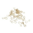 thumbnail image 3 of 50Pcs S Hooks Novel Shape 3 Colors Sufficient Quantity Wear Resistant Multi Functional S Hooks for Decoration DIYGold, 3 of 10