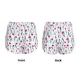 thumbnail image 5 of Picia Tulips Flowers Pattern Women's 2 in 1 Athletic Running Shorts High Waisted Workout Casual Gym Sweat Shorts with Comfy Liner Zipper Pockets-X-Large, 5 of 9