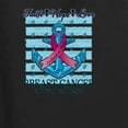 thumbnail image 5 of Wild Bobby Faith Hope Love Breast Cancer Awareness Front and Back Anchor Breast Cancer Awareness Front and Back Unisex Hoodie Sweatshirt, Black, Small, 5 of 5