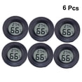 thumbnail image 4 of IFANLANDOR 6Set Round Humidity Gauge for Reptile Pet Store Home Use Black, 4 of 8