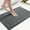 Dark Grey, variant on Smiry Microfiber Bathroom Rugs, 16"x24" Soft and Absorbent Bath Rugs, Non-Slip Machine Wash bath mats, Grey