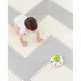 thumbnail image 2 of Skip Hop Baby Play Mat, Interlocking Foam Floor Tiles, 70 x 56, Playspot, Grey/Cream, 2 of 5