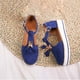 thumbnail image 5 of Zapatos de plataforma en forma de T hueca Baotou con borlas de verano, sandalias con hebilla de gamuza Wmkox8yii  shjk4873, 5 of 9