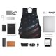 thumbnail image 4 of Balery American Flag Waving Print Mochila Ligera para Hombres y Mujeres – Resistente y Impermeable, Ideal para la Escuela, el Trabajo, los Viajes y el Uso Diario, 4 of 7