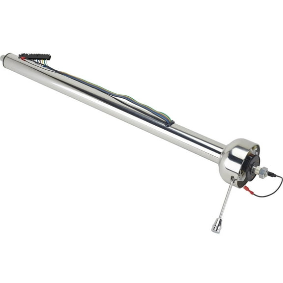 Hot Rod Nostalgia Steering Column, 30 Inch, Polished Stainless Steel