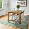 thumbnail image 5 of Balacho Elegant Vintage Boho Distressed Faux Wool Area Rug, 4' x 6', Green, 5 of 8