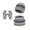 Gray, variant on UQJfacai Kids Winter Beanie Hat Scarf Gloves Set for Girls Boys Knit Warm Hats Mittens Neck Warmer 4-10 Years