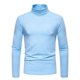 thumbnail image 1 of pstuiky camisetas de manga larga para hombre, Camiseta informal de color liso para hombre, cuello alto, manga larga, base, manga larga, cuello alto Tops de hombre xl, 1 of 9