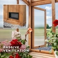 thumbnail image 6 of Backyard Discovery Bellerose XL 13'x11' Cedar Wood and Polycarbonate Greenhouse, Pergola, 6 of 15
