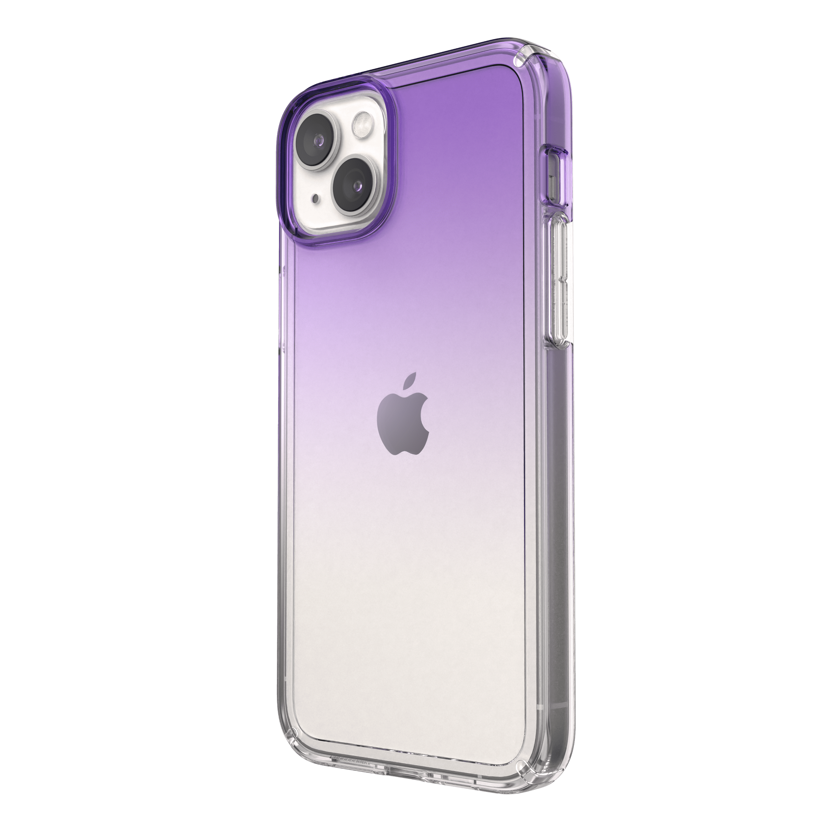 Speck Polycarbonate Anti Scratch Cell Phone Case for iPhone 14 Plus, Amethyst Purple Fade/Clear