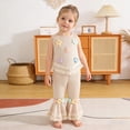 thumbnail image 6 of Ahabrexf Baby Girl Summer Outfit 1 Shoulder Strap Sleeveless Top and Pants 2-Pc Set for 0-3 Years Old, 6 of 9