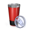 thumbnail image 2 of 16oz Tumblers Red Christmas Santa Costume Pattern Stainless Steel Vacuum Insulated Double Wall Travel Tumbler Cups Mug with Lid and Straw,Cleaning Brush for Coffee,Tea, 2 of 4