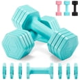 thumbnail image 1 of Set de mancuernas ajustables Equipro de 2 a 5 lb con mango suave de TPU, 1 of 7